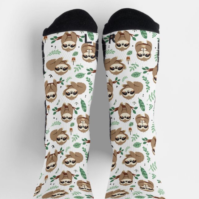 Chaussette Joli Motif de fentes (Haut)