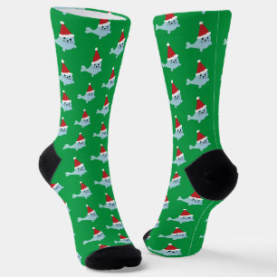 Chaussette Joli phoque de Noël