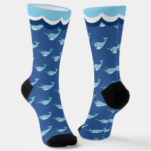 Chaussette Jolie baleine narval