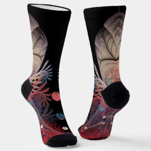 Chaussette Jonglage Abstrait Moderne Fantaisie Art Fractal