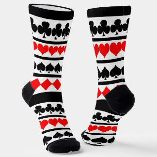 Chaussette Jouer Chaussettes de suites de carte