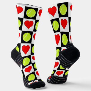 Chaussette Joueur de tennis Ballons de tennis & Coeurs Sports