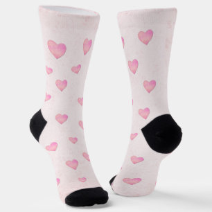 Chaussette Jour des Valentines du coeur au coeur