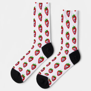Chaussette Joyeuses Chaussettes d'équipage de fraises !