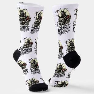 Chaussette Joyeux Noël Krampus, balades en traîneau de Krampu
