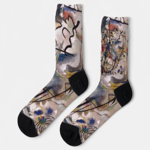 Chaussette Kandinsky Composition Peinture Abstraite