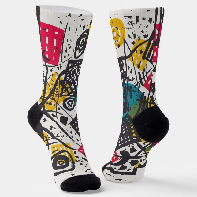 Chaussette Kandinsky Small Worlds V Classic Abstrait (Angulaire)