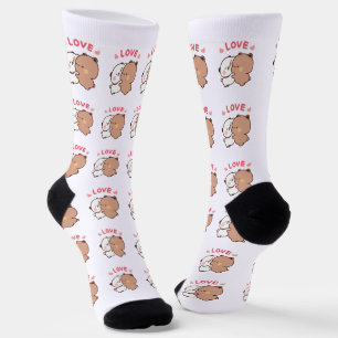 Chaussette Kawaii Panda Bear, couple Animaux