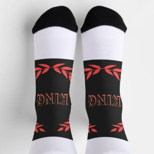 Chaussette KING Imprimé de haute qualité et écologique