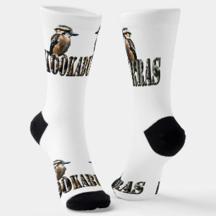 Chaussette Kookaburras est le mot fait avec des Kookaburras,