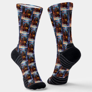 Chaussette Krampus Soyez prudent