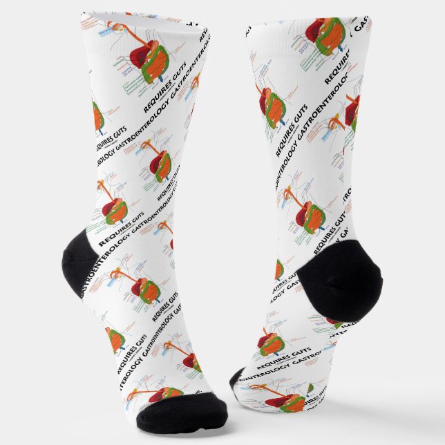 Chaussette La Gastroentérologie Nécessite Un Système Digestif (Angulaire)