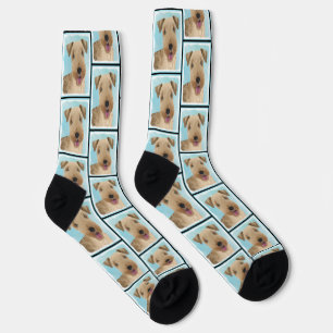 Chaussette Lakeland Terrier Peinture Cute Original Chien Art