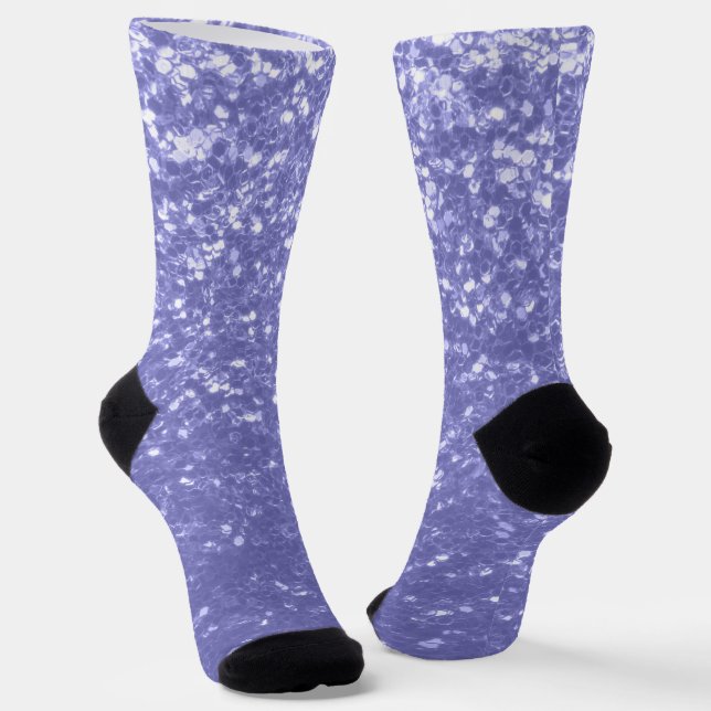 Chaussette Lavande violet pétille parties scintillant bling (Angulaire)