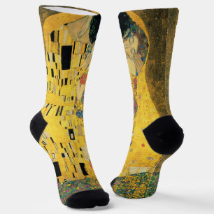 Chaussette Le Baiser de Gustav Klimt, Art Nouveau Vintage