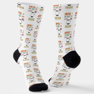 Chaussette Le Café Est Le Carburant Qui M'Emmène