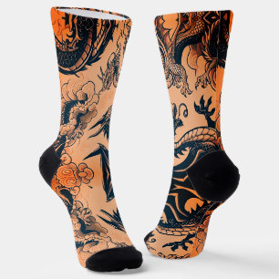 Chaussette Le ciel orange de la guerre des dragons