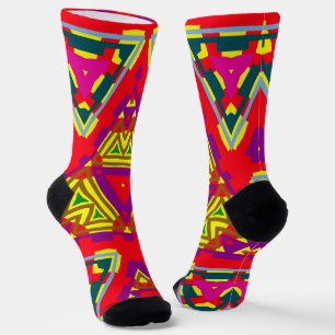 Chaussette le kaléidoscope de la vie