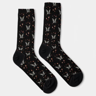 Chaussette Le papillon gracieux : un symbole de la transforma
