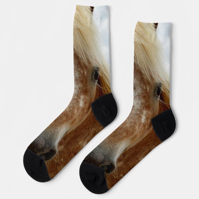Chaussette "Le sucre : la grâce de l'Appaloosa" (Gauche)