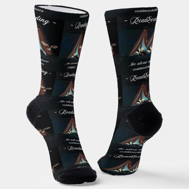 Chaussette Lecture, l'aventure continue (Angulaire)
