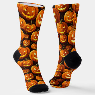 Chaussette L'émeute de la citrouille
