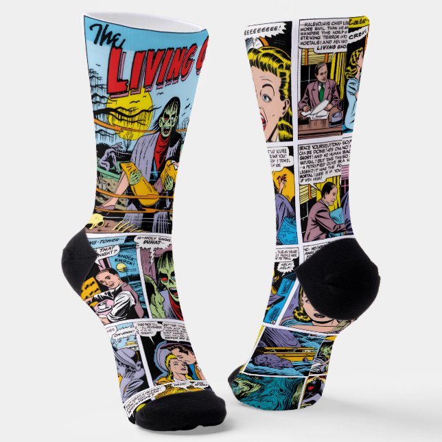 Chaussette Les années 1950 Le FANTÔME vivant ! Chaussettes de (Angulaire)