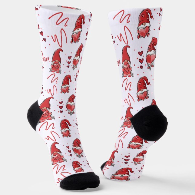 Chaussette Les mignons Gnomes d'amour de Valentine (Angulaire)
