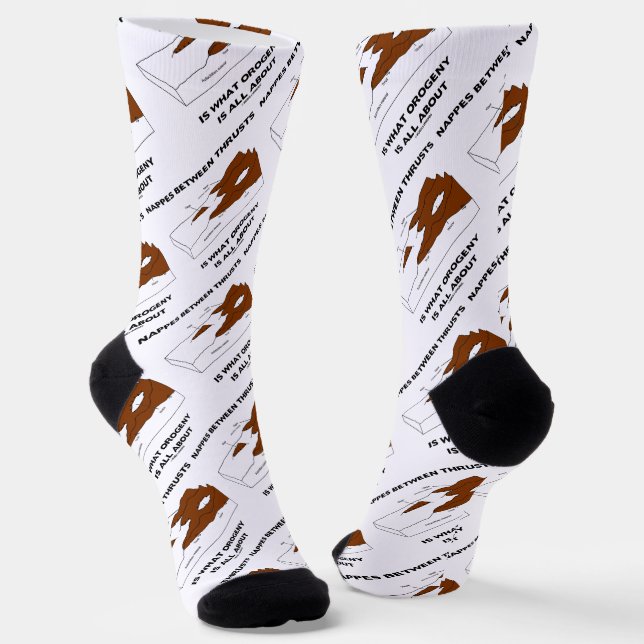 Chaussette Les Nappes Entre Les Thrustes Sont Ce Que L'Orogén (Angulaire)