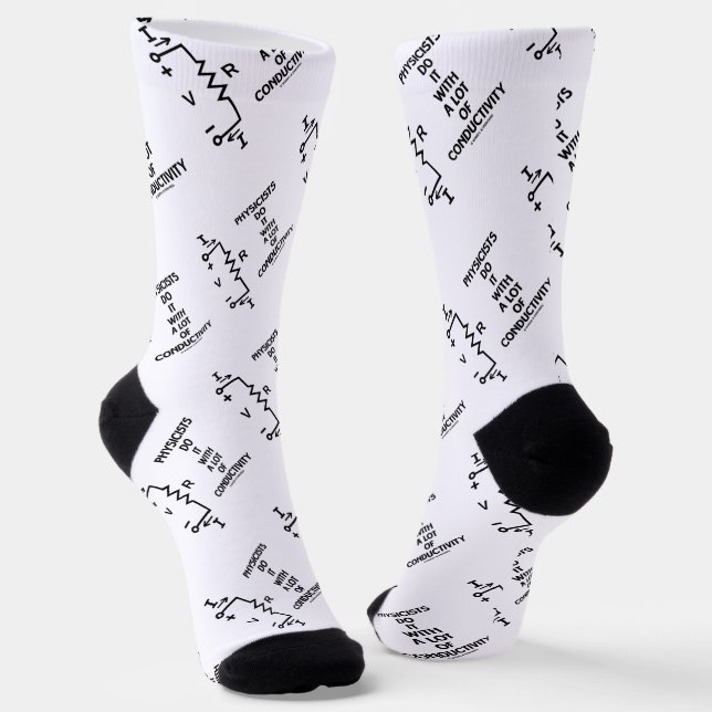 Chaussette Les Physiciens Le Font Avec Beaucoup De Conductivi (Angulaire)