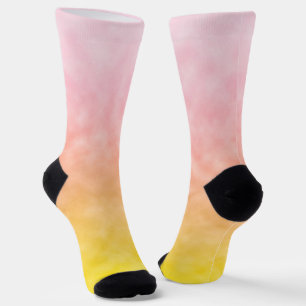 Chaussette Lever de soleil dans des cieux de barbe à papa
