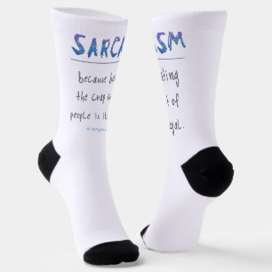 Chaussette L'illusion de métal poli de SlipperyJoe avec sarca