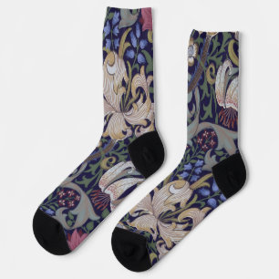 Chaussette Lily d'or, William Morris