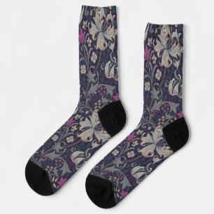 Chaussette Lily dorée, William Morris