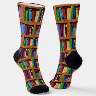Chaussette Livres Bibliothèque Bright Librairie Motif pour le