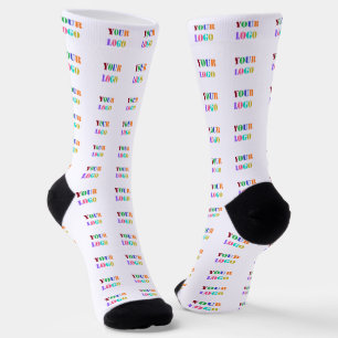 Chaussette Logo d'entreprise personnalisé Chaussettes d'entre