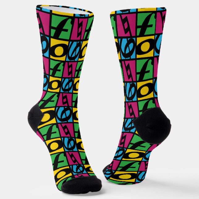 Chaussette Logo du choeur féminin de Dallas (Angulaire)