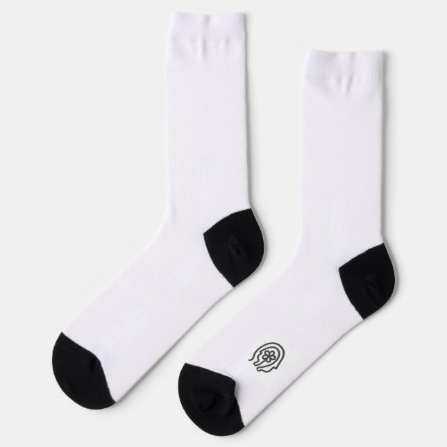 Chaussette Logo Happier Living (Gauche)