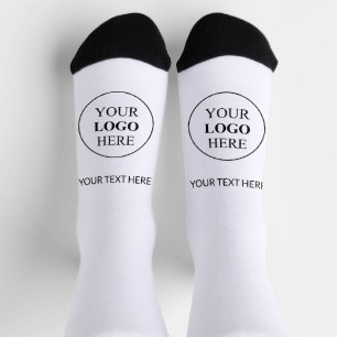 Chaussette Logo promotionnel personnalisé - Pas de commande m