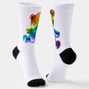 Chaussette L'ours en peluche en métal brossé SlipperyJoe's dé