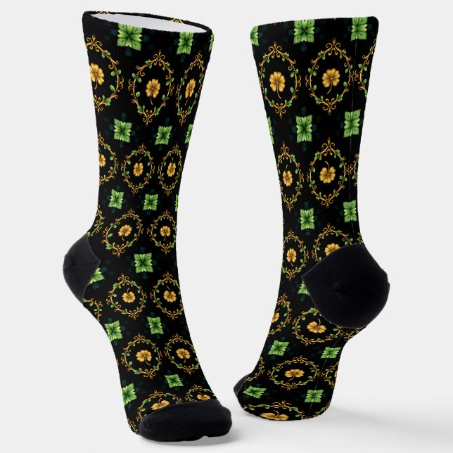 Chaussette Lucky Clover 🍀 un symbole intemporel de la bonne  (Angulaire)