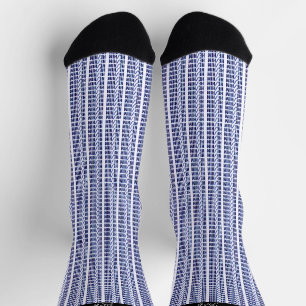 Chaussette Lui Pronononounes genre en bleu Répétition