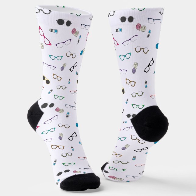 Chaussette Lunettes et lentilles de contact (Angulaire)