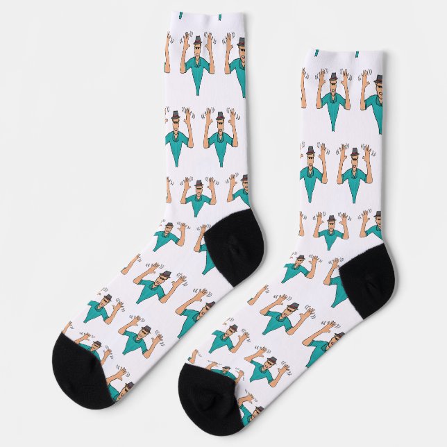 Chaussette Mains de jazz (Gauche)