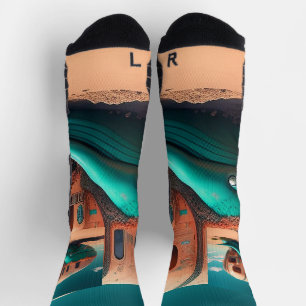 Chaussette Maison de la baleine du désert