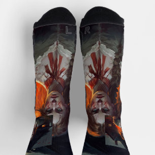 Chaussette Maison hantée