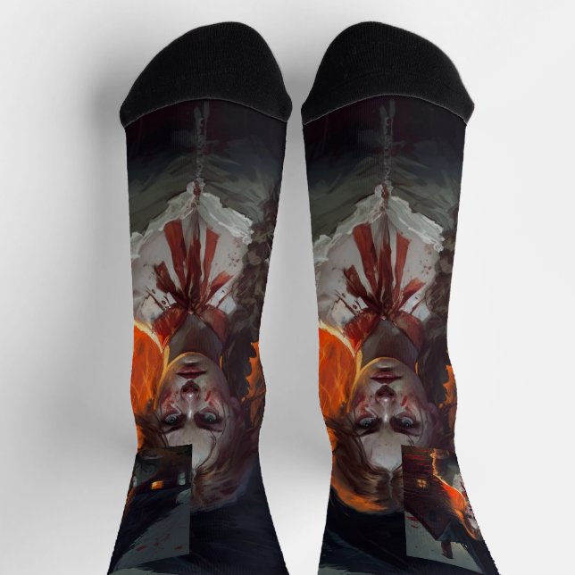 Chaussette Maison hantée (Haut)