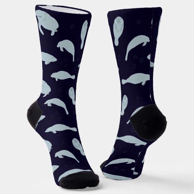 Chaussette Manatees mignon dessin (Angulaire)