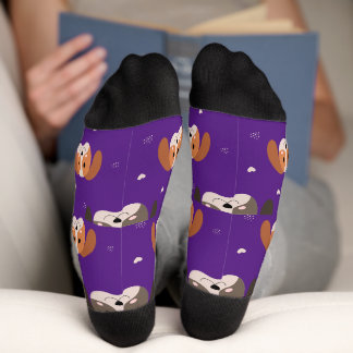 Chaussette Marcher avec des Whiskers et des Wags