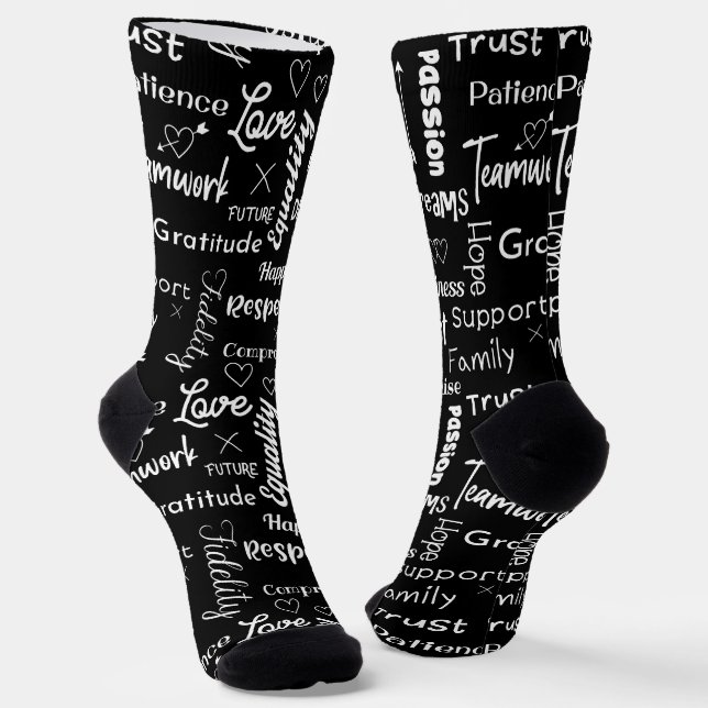 Chaussette Mariage noir et blanc Conseils Secrets de succès (Angulaire)